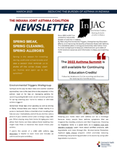 cover thumbnail for InJAC March 2023 newsletter flipbook
