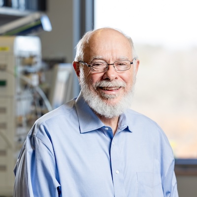 Kevin Campbell poses in his lab.