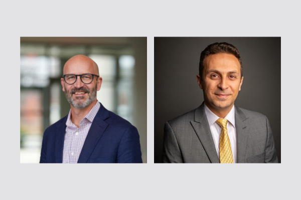 Matt Aalsma (left) and Edmond Ramly (right) pose in their headshots against a grey background.