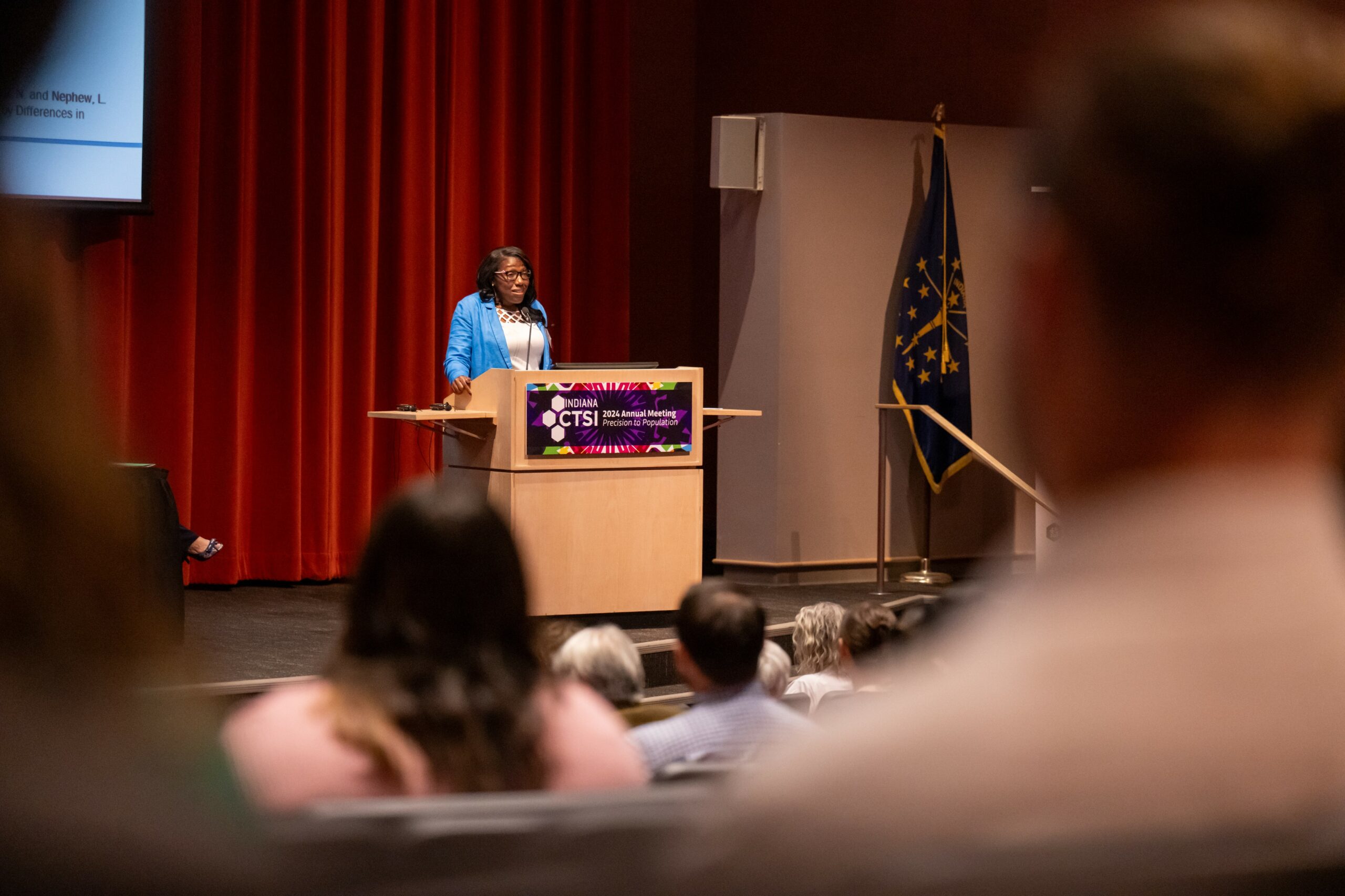 Lauren Nephew, MD, MA, MSCE presents at the 2024 Annual Meeting. 