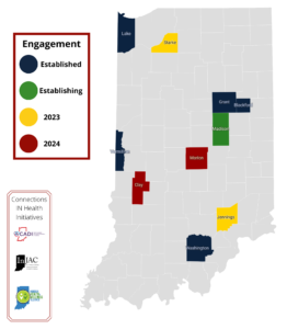 Connections IN Health County Engagement Map