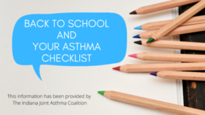 Cover page of InJAC Back to School and Asthma Checklist Mobissue book