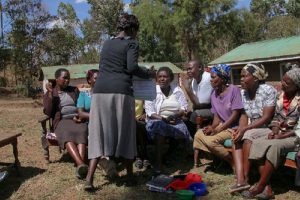 Mothers in Chamas group meeting together