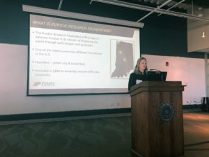 Brooke Beier, PhD, Vice President of the Office of Technology Commercialization for the Purdue Research Foundation