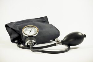 image shows a blood pressure cuff