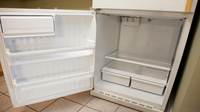 empty refrigerator